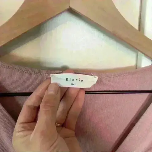 Elodie  Women’s Blush Pink Bodysuit Size Large