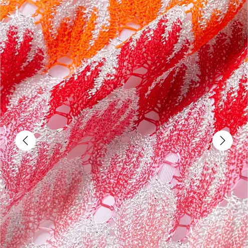 Missoni Mare one-shoulder metallic crochet-knit bikini