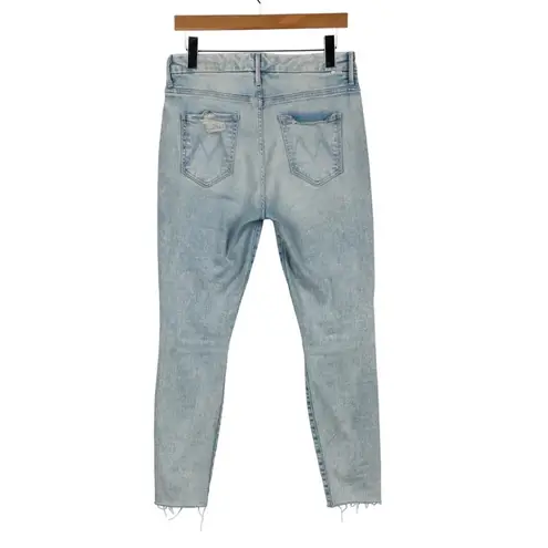MOTHER Denim MOTHER The High Waisted Rider Ankle Distressed Fray Hem Jeans size 29