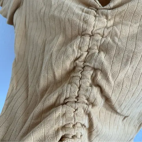 GHANDA Yellow Mustard Baby Tee Shirt T