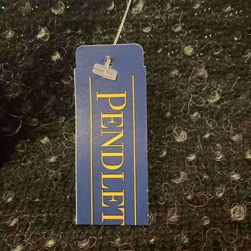 Pendleton - NWT 100% Wool Short Sleeve Open Front Long Line Cardigan Pockets- M - Image 6