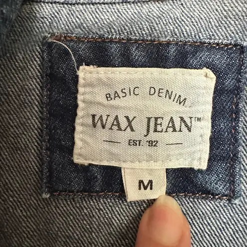 Wax Jean Wax Jeans embroidered denim jacket