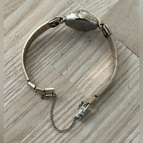 Elgin Rare Vintage Gold Plated Mechanical Ladies Watch Gold Bracelet Case