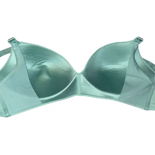 Auden Nursing Bra 36DD Green Wireless Lightly Lined Seamless Size undefined