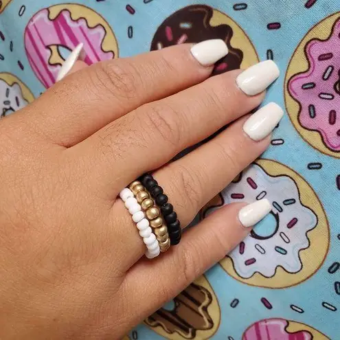 Seed Bead Flexible Rings