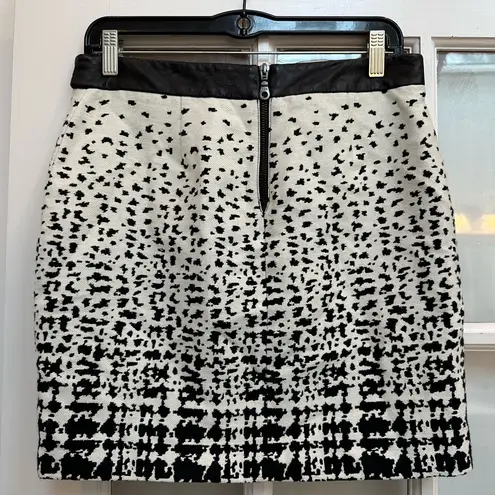 L.A.M.B. Vintage Y2K Gwen Stefani Punk Goth Ska Retro Leather Trim Skirt Size 4 S