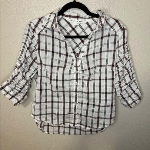 Veronica Beard Portia Button Down Shirt size S