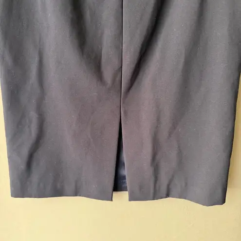 Ellen Tracy Women's pencil midi Skirt, Size 6, Dark Blue