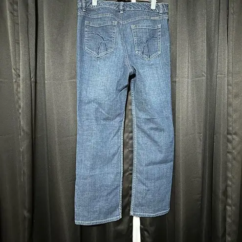 Liz Claiborne  denim blue jeans slim boot cut