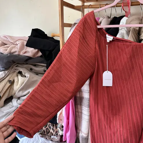 Song of Style Anisah Mini Dress in Chili Red Size Large