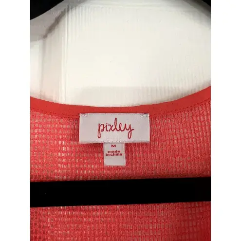 Women's Orange Pixley Zip Zipper Tank Top Size Medium