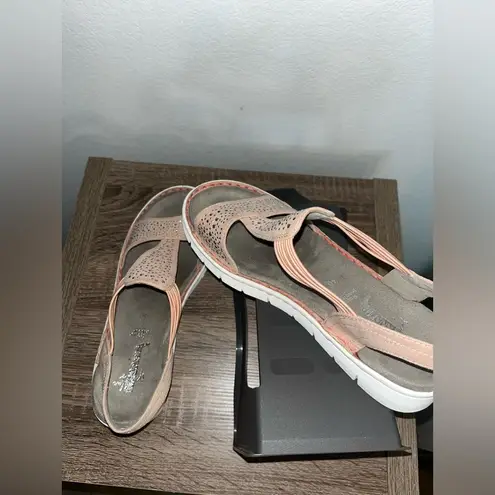 Jenny Bird Jenny Damen Korsika-Sport Relax Sole Active Cushioned Velcro Bling Sandals Sz 9