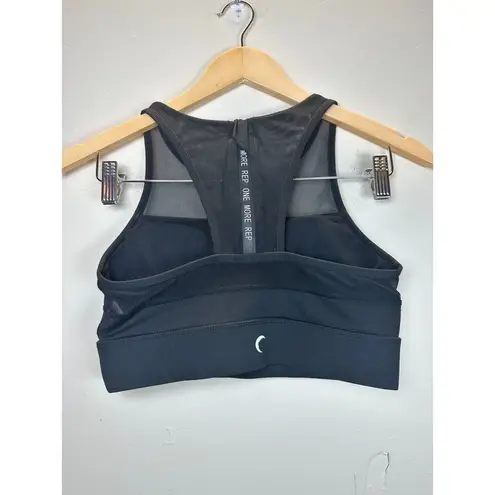 Zyia Active Women's Size Small Black Black All Star Sports Bra EUC