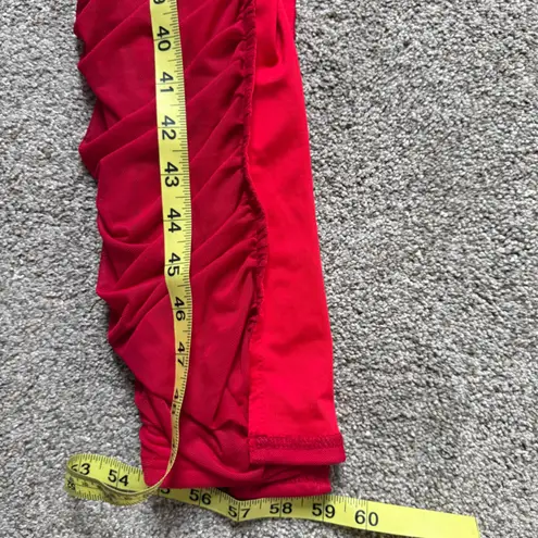 NWT Babyboo Demi Maxi Dress in Red Size XS Date Night Sexy Bodycon Side Slit