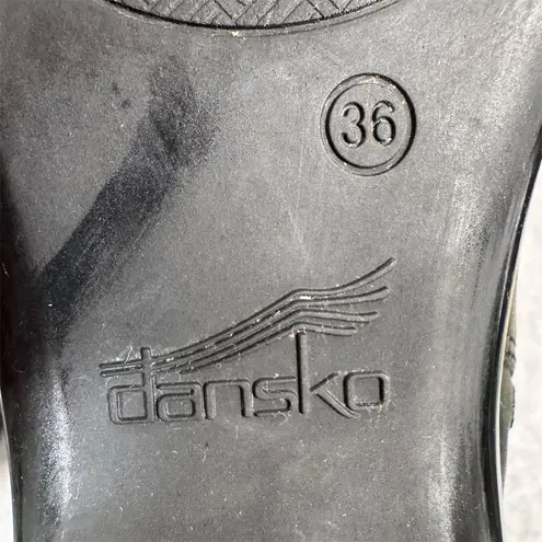 Dansko Women's Black Leather Raina Ankle Booties Size 5.5-6 Zip Closure