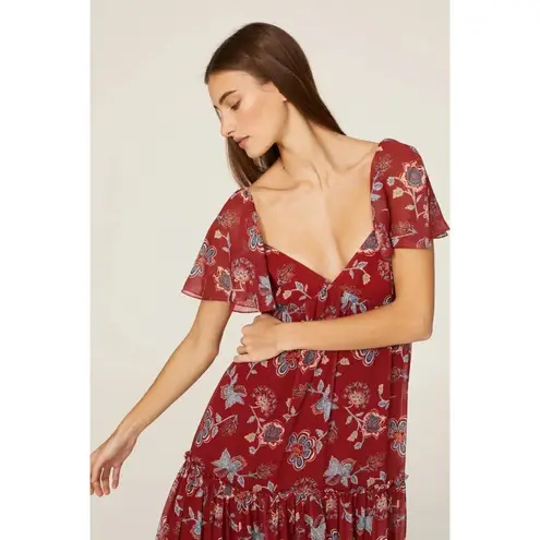 Sachin + Babi π Kara Floral Print Tiered Maxi Dress Eastern Gouache Botanical 6 - Image 8