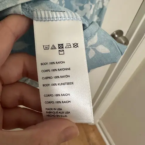 Urban Renewal | NWT Blue White Floral Puff Sleeve Boho Cottagecore Mini Dress, S