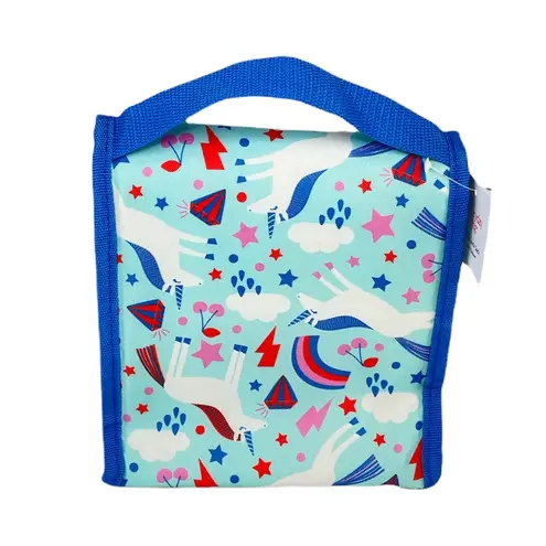 Everyday Living Unicorn Lunch Bag, Blue, Red, Pink, White
