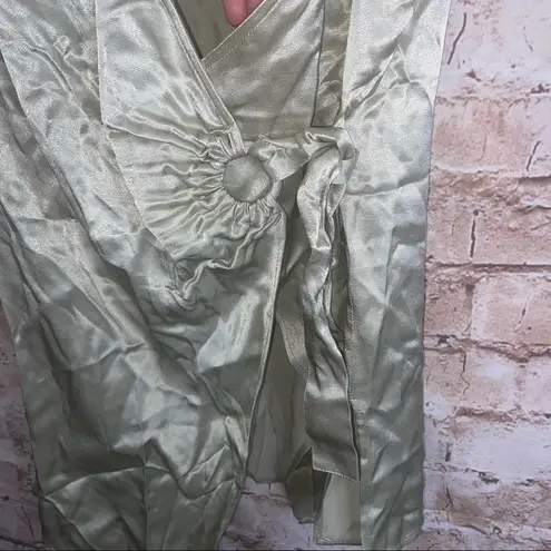 Anthropologie  Iridescent Wrap Vest Size Medium NWT