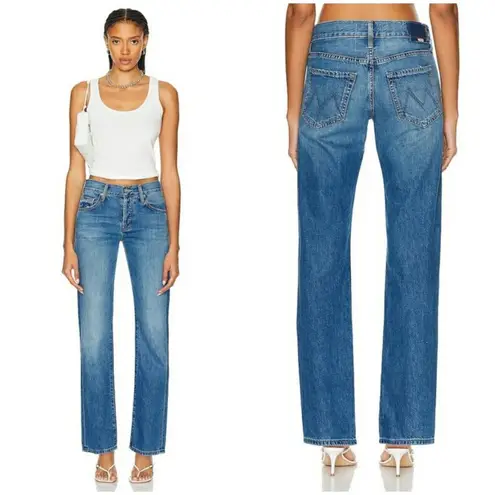 💕MOTHER SUPERIOR💕 Slider Hover Jeans ~ Heart Throb Button Fly 26 NWOT Blue