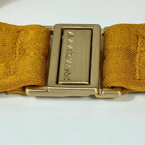 Zimmermann Wylie Halter Two Piece Bikini Swimsuit Mustard AU 2 US 8 NWT