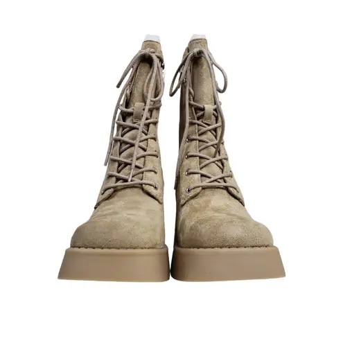Steven By Steve Madden STEVEN NEW YORK Womens 8 Beena Combat Boot in Sand Tan NEW - Image 3