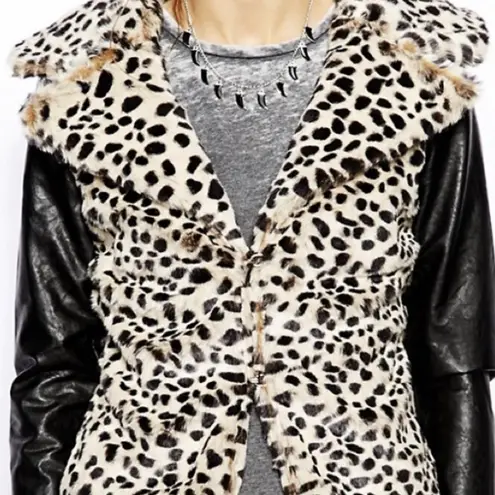 One Teaspoon  Leopard Fallen Pieces Jacket