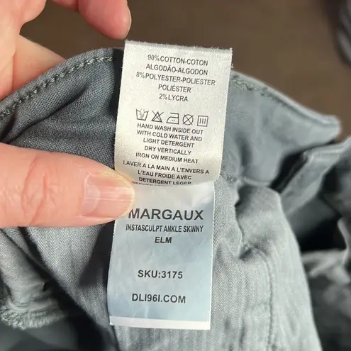 DL1961 Premium Denim Margaux Instasculpt Ankle Skinny Jeans Elm Size 30