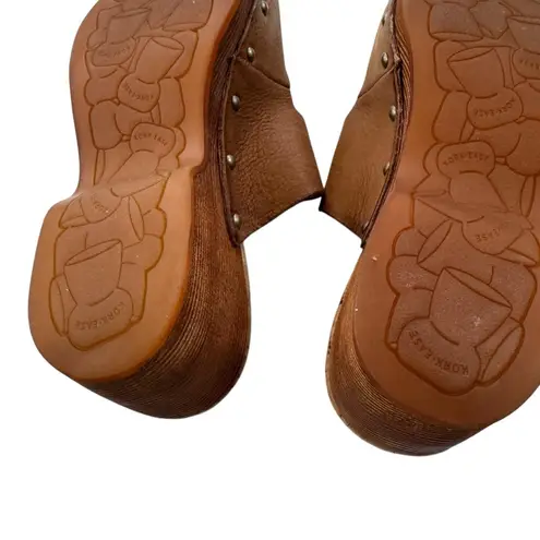 Kork-Ease NEW Saffron Slide Clog Sandal Brown Terra Size 9