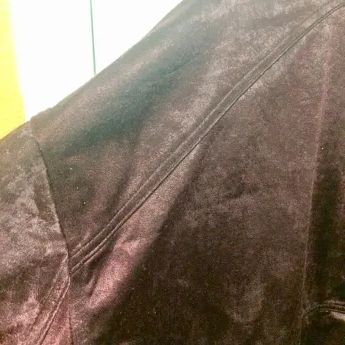 Religion NEW women's L large soft suede crop cuffed wrist extended length jacket