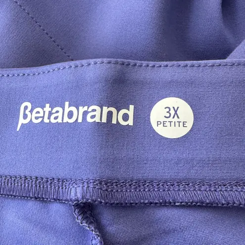 Betabrand Petite 3X-Large Chelsea Jogger Pants Pull-On Flat Front Slits Pockets