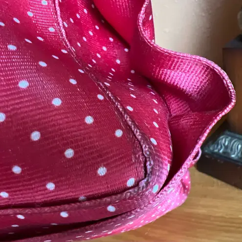 Disney Couture Harvey's Minnie Lola Ruffle Bag RARE Red