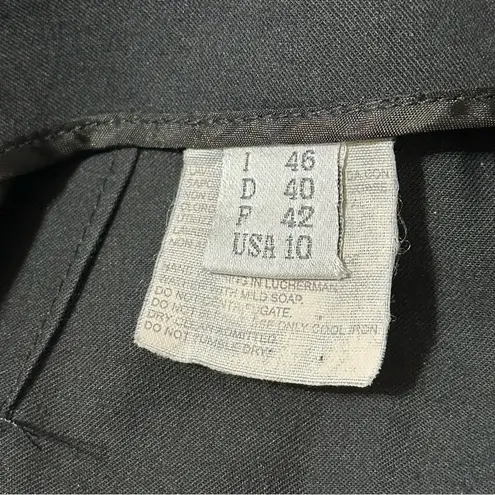 Brunello Cucinelli Gunex Women’s Size 10 Black Cotton Spandex Pants Trousers