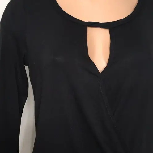 Sophie Max New. Black drape tee. NWOT - Image 3
