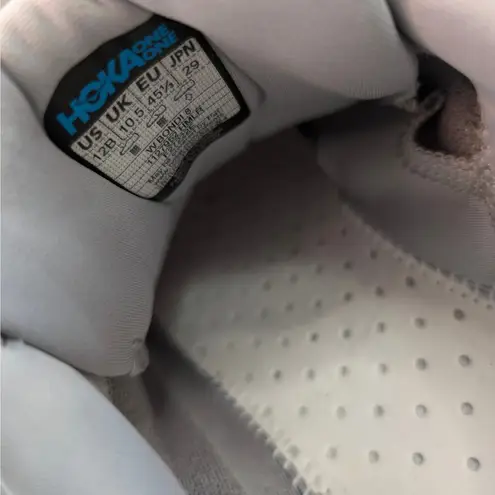 Hoka ONE ONE Bondi 8 Harbor Mist Rose Gold Grey Womens Run Comfort Sneaker 12B