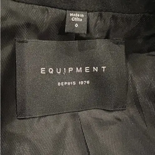 Equipment Norden Oversized Double-breasted Wool Mini Dress Size 0