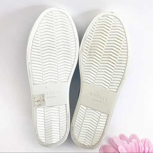 Greats Brooklyn Royale Suede Leather Canvas Sneakers: Two Tone Light Sky Blue Size 7.5