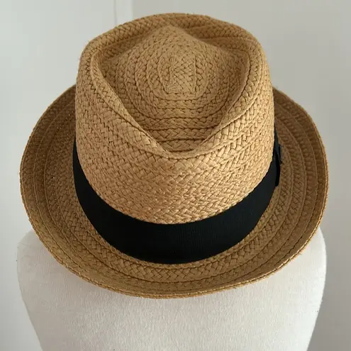 Epoch Tan Straw Fedora sz S/M