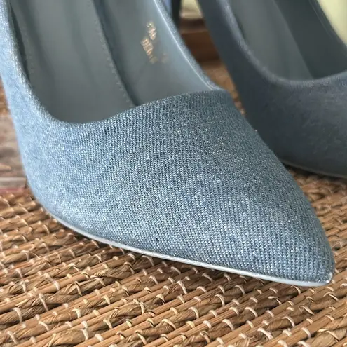 Bella Luna denim closed toe high heels size 10