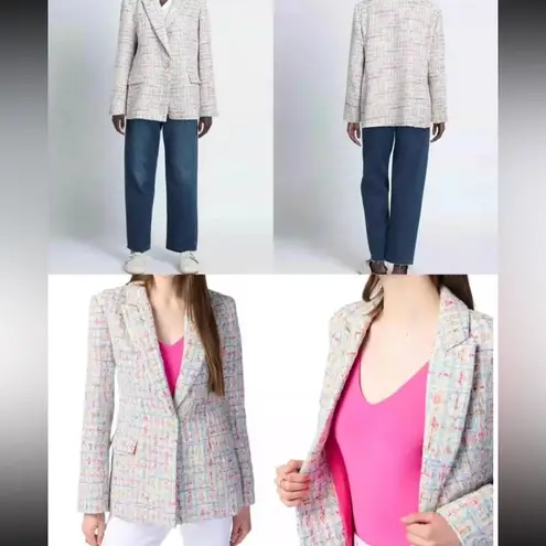 Joseph Ribkoff Multi Blazer - size 8Women's Multicolor Tweed Blazer