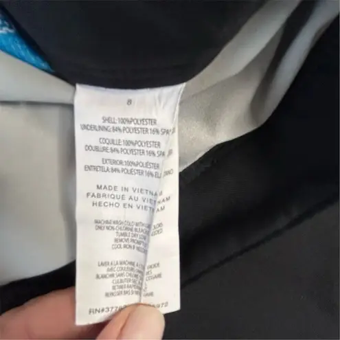 PGA Tour Women's Black Skort Size 8 with Pockets Casual Short Skirt- flawed