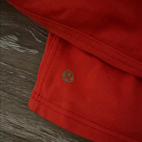 Lululemon  Logo Red Cropped Crewneck
