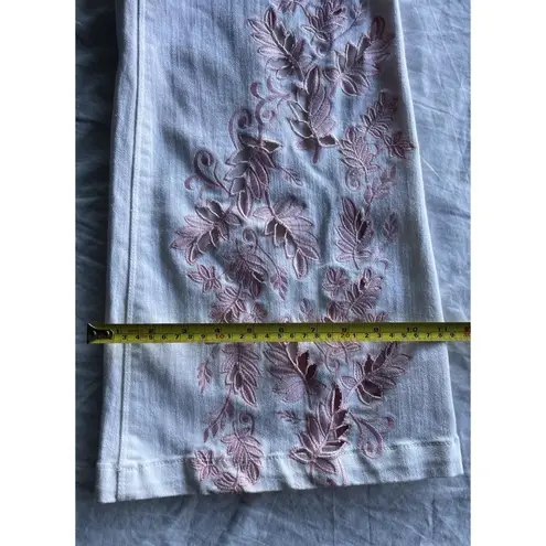 Inc international Vintage Concepts Women's Embroidered Flare-leg Jeans Sz 12