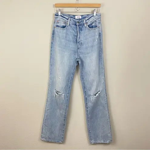 Pistola Denim Cassie Distressed Knees Straight Leg Jeans By My Side Size 27