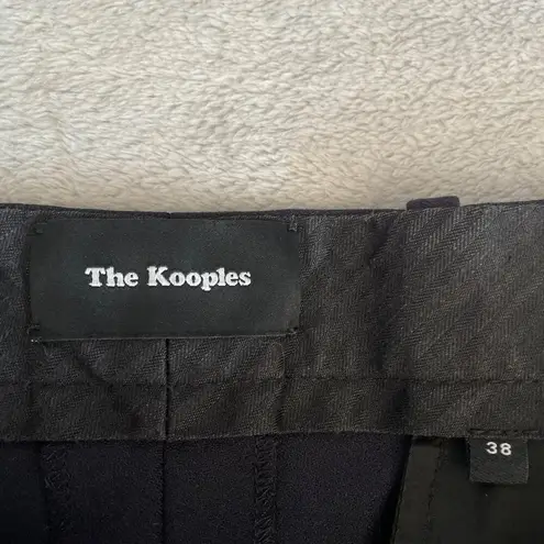 The Kooples Trousers Medium 38 Dark Blue Career Classic Capsule Minimal Tailored