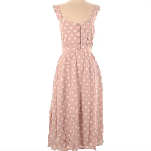 Reformation NWT  Lanai Dress in Mink Pink