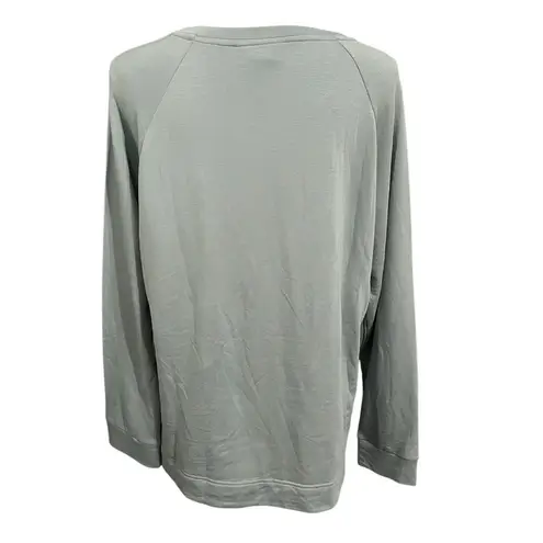 Free Fly | NEW Women's Blue Fleece Pullover Athleisure Crewneck Top Sz L Size L