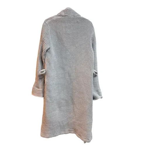 Brooklinen Gray Waffle Knit Cardigan Robe XS S Shawl Collar Long Sleeve Size undefined
