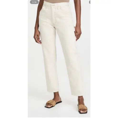 AMO painterly pant natural cotton high rise jeans size 26