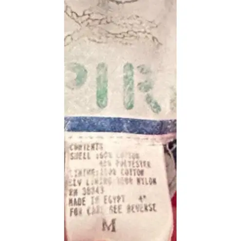 Vintage Izzi Spirit Sailing Jacket Colorblock Logo Embroidery Windbreaker Medium White